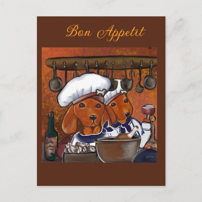 CARTE POSTALE DOXIES DE CHEF (Devant)