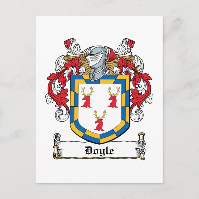 Carte Postale Doyle Family Crest (Devant)