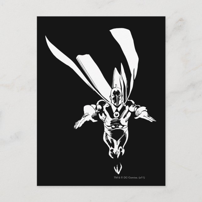 Carte Postale Dr Fate Flying Outline (Devant)