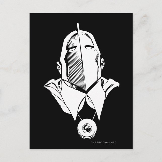 Carte Postale Dr. Fate Mask Plan (Devant)