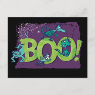 Carte Postale Dr Seuss   BOO ! Graphique d'Halloween