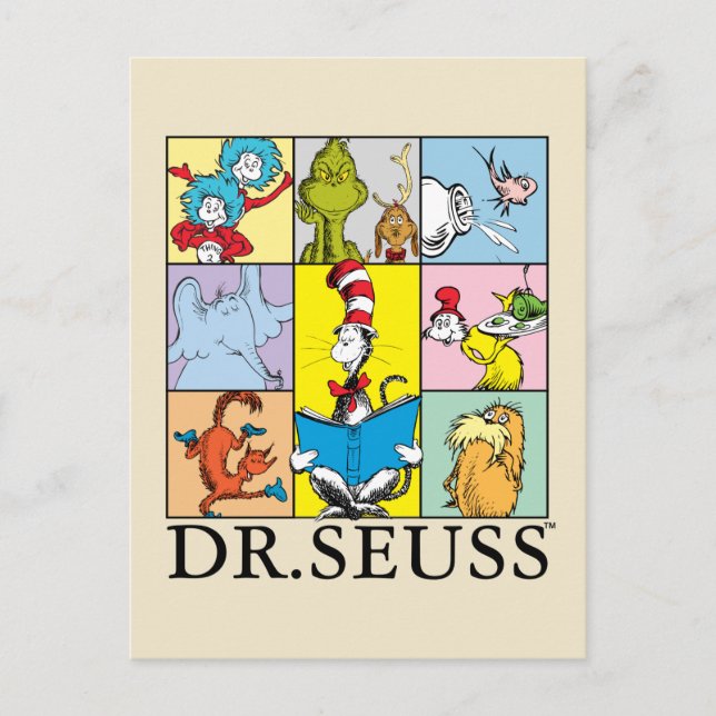 Carte Postale Dr. Seuss | Histoires Graphiques (Devant)