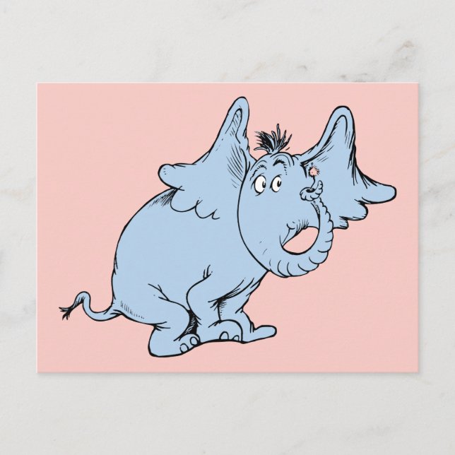 Carte Postale Dr Seuss | Horton côté (Devant)