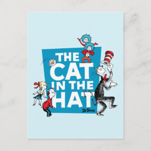 Carte Postale Dr. Seuss   Logo du Chat dans le Chapeau - Personn