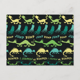 Carte Postale Dr Seuss   Motif Hallowen "Bump Jump"