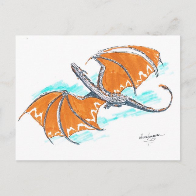 Carte Postale Dracarys (Devant)