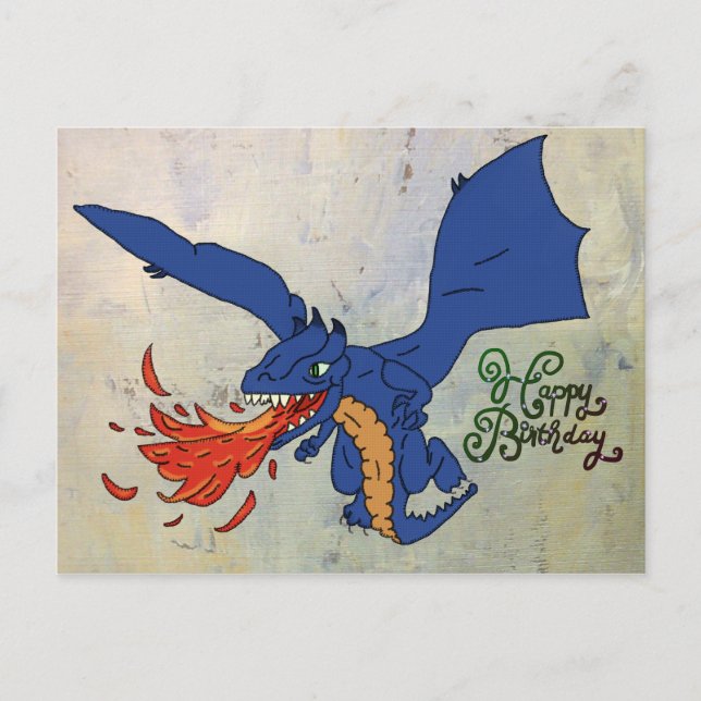 Carte Postale Drache Feuerspeier (Devant)