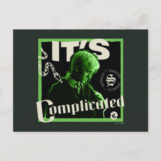 Carte Postale Draco Malfoy - "C'est compliqué"