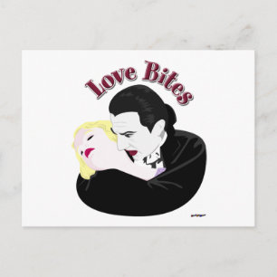 Carte Postale Dracula, morsures d'amour