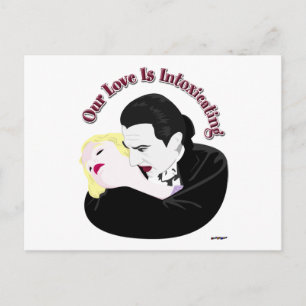 Carte Postale Dracula, Notre Amour Est Intoxicant