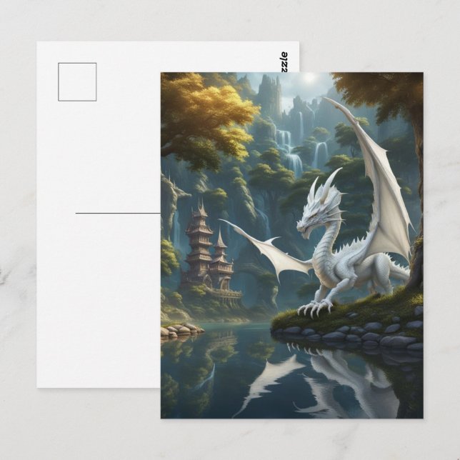 Carte Postale Dragon (Devant / Derrière)