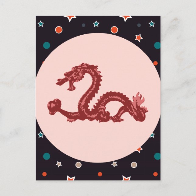 Carte Postale Dragon (Devant)