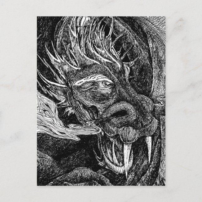 Carte postale Dragon (Devant)