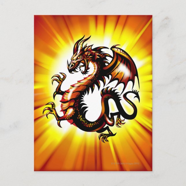 Carte Postale Dragon 3 (Devant)