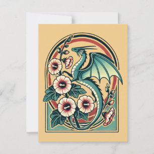Carte Postale Dragon Ancien