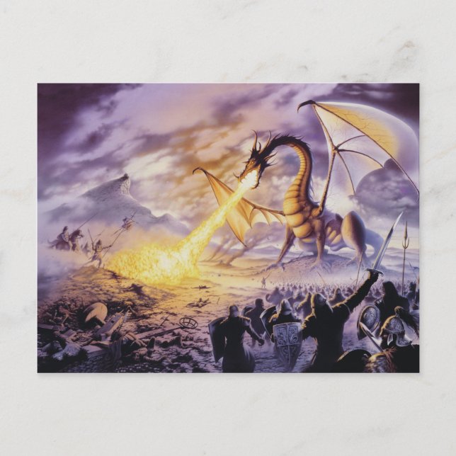 Carte postale Dragon Battle (Devant)