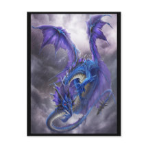 Dragon bleu de tempête