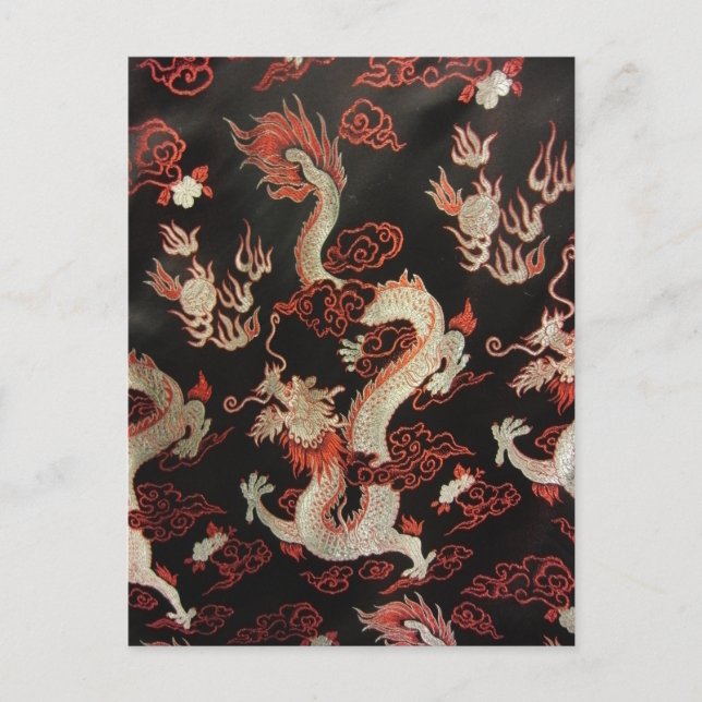 Carte Postale Dragon chinois (Devant)
