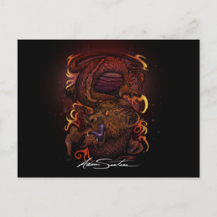 Carte Postale Dragon (conception de signature)