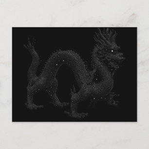 Carte Postale Dragon dans les étoiles