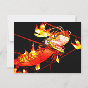 Carte Postale Dragon de feu de Zhulong