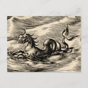 Carte Postale Dragon de mer à l'équateur