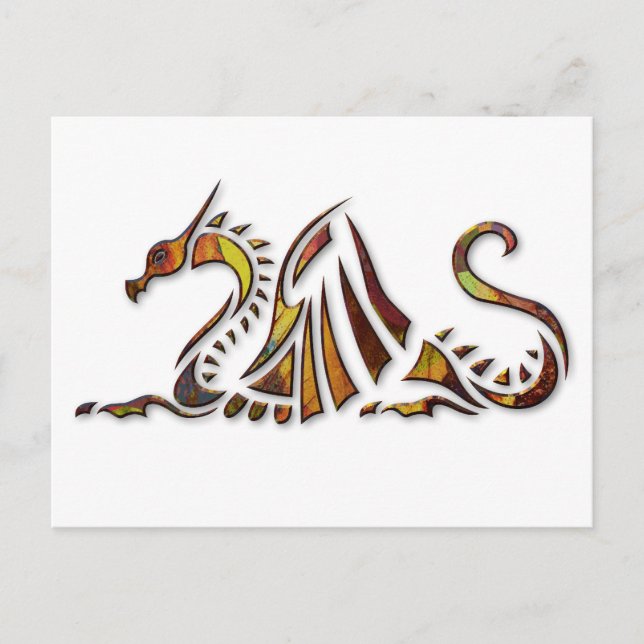 Carte Postale Dragon de rouille (Devant)