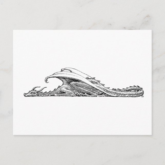 Carte postale Dragon de sommeil (Devant)