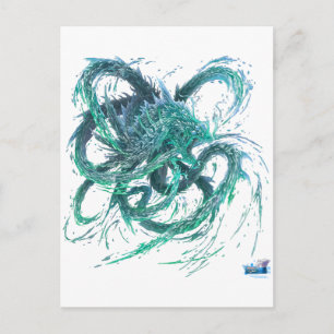 Carte Postale Dragon d'eau