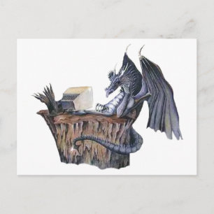 Carte Postale Dragon d'ordinateur