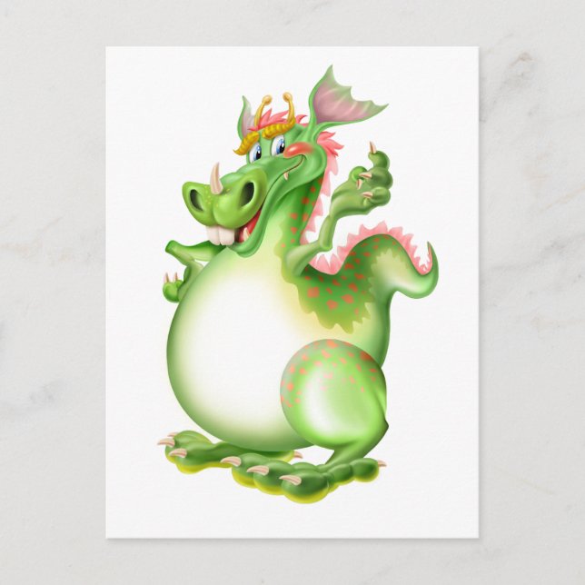 Carte Postale Dragon, Drachen, dragão, dragón, (Devant)