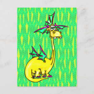Carte Postale Dragon élégant