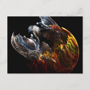 Carte Postale Dragon émergent