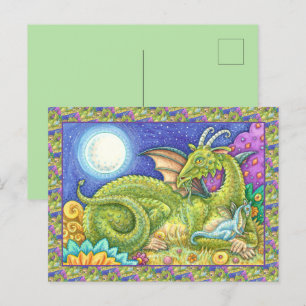 CARTE POSTALE DRAGON FAMILLE PROCHAINE GÉNÉRATION, IMAGINAIRE WH
