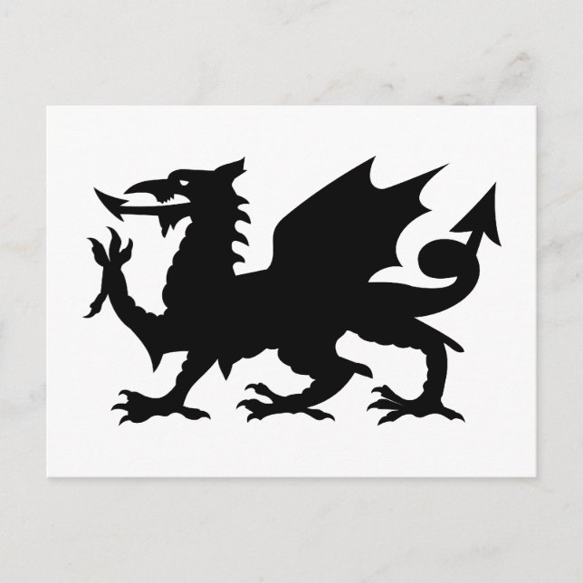 Carte Postale Dragon gallois (Devant)