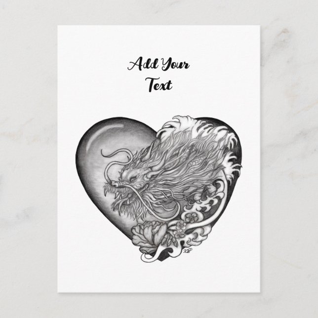 Carte Postale Dragon Heart (Devant)