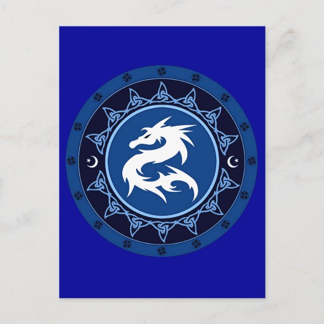 Carte Postale Dragon Knot (Devant)
