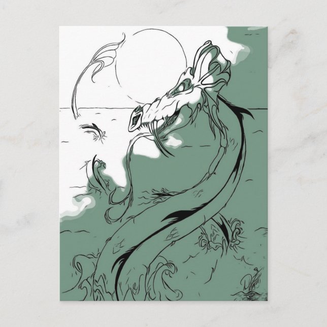 Carte Postale Dragon Moon (Devant)