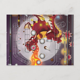 Carte Postale Dragon Pinball