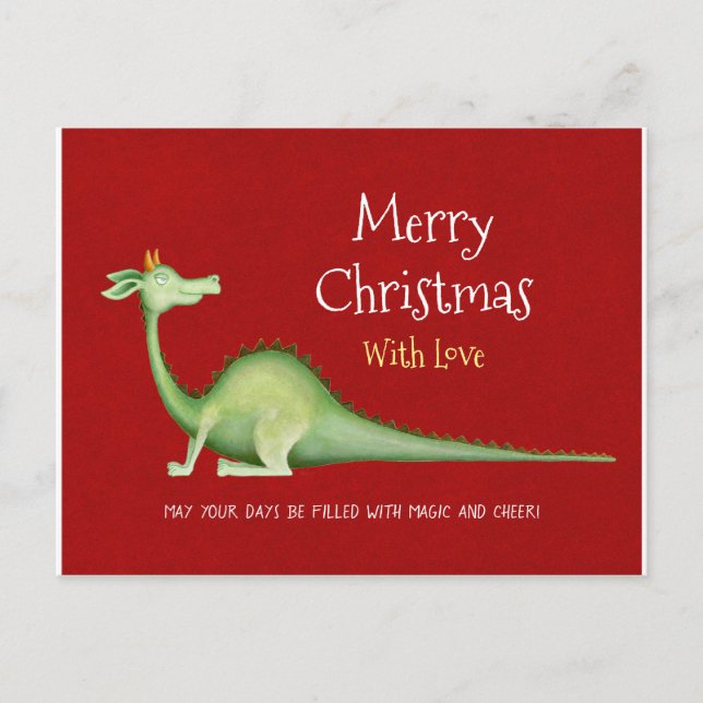 Carte Postale Dragon - Retour (Devant)