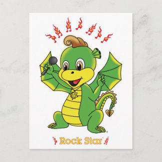 Carte Postale Dragon Rockstar™ Post Cards