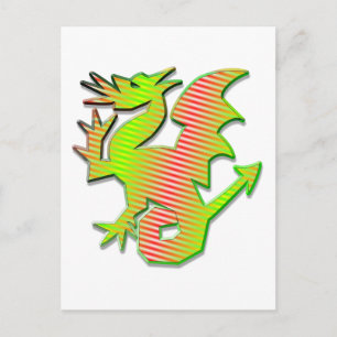 Carte Postale Dragon stylisé