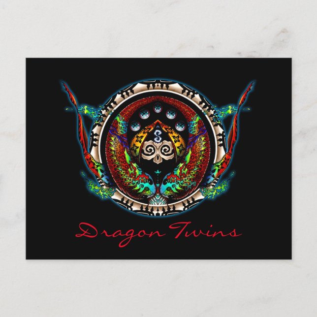 Carte Postale Dragon Twins (Devant)