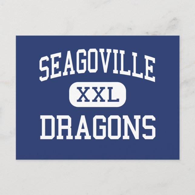 Carte Postale Dragons de Seagoville Middle Seagoville Texas (Devant)