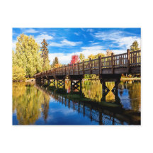 Carte postale Drake Park Mirror Pond Bend Oregon
