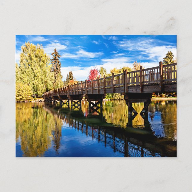 Carte postale Drake Park Mirror Pond Bend Oregon (Devant)