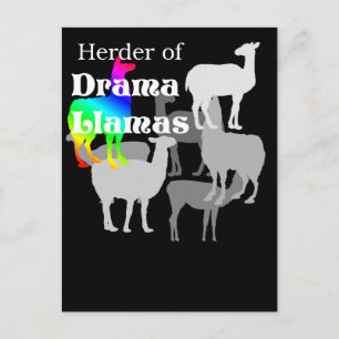 Carte postale Drama Llama Herder