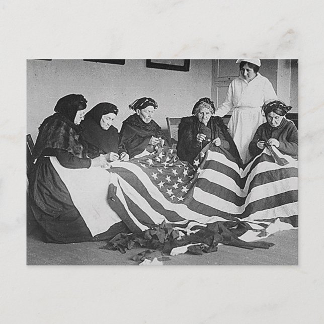 Carte Postale Drapeau (Devant)