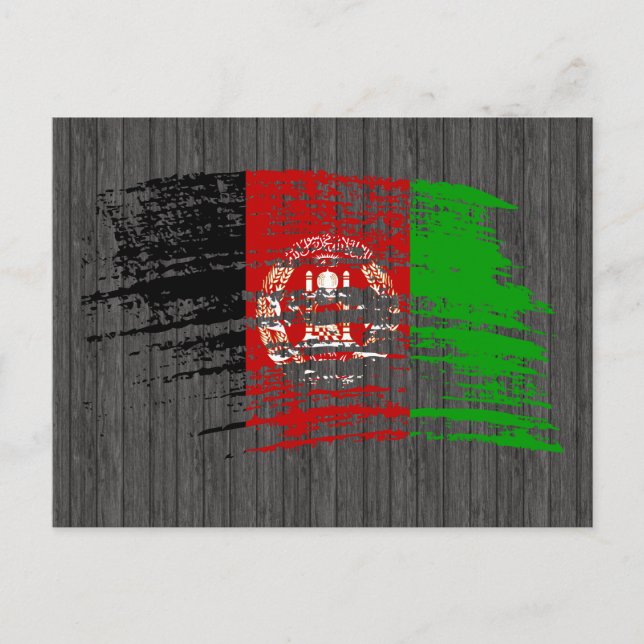 Carte Postale Drapeau afghan cool (Devant)