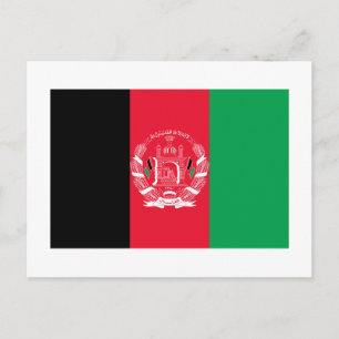 Carte Postale Drapeau Afghanistan